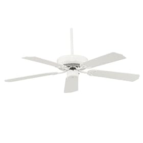 Savoy House 52-FAN-5W-WH Builder Specialty 5 Blade Ceiling Fan in White by Savoy House