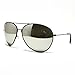 Black Super Oversized Aviator Sunglasses Unisex Fashion Big Mirror Lens