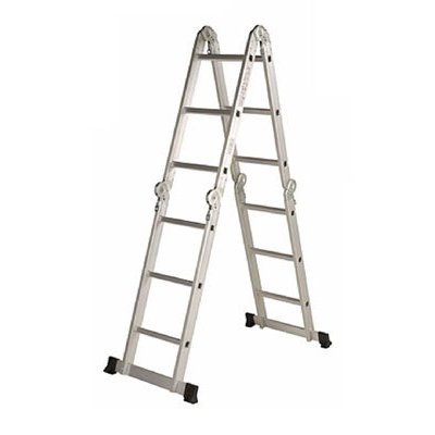 3.8M ALUMINIUM MULTI PURPOSE LADDER INC HEAVY DUTY PLATFORMS