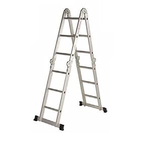 3.8M ALUMINIUM MULTI PURPOSE LADDER INC HEAVY DUTY PLATFORMS