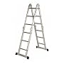 3.8M ALUMINIUM MULTI PURPOSE LADDER INC HEAVY DUTY PLATFORMS