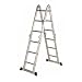 3.8M ALUMINIUM MULTI PURPOSE LADDER INC HEAVY DUTY PLATFORMS