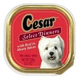 Cesar Select Dinners with Beef in Meaty Juices (24/3.5-oz cans)