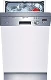 Produkt-Bild: NEFF-1 S49M55N1EU Unterbau-Geschirrsp&uuml;ler SK 45 N1 / AAA / 0.80 kWh / 9 MGD / 11 L / Edelstahlblende / 49 dB