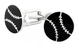 Bling Jewelry Designer Inspired Men's Sterling Silver Baseball Cufflinks