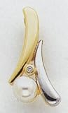 14kt Two Tone Pearl Pendant - XS183PLAA
