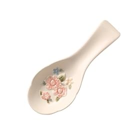 Pfaltzgraff Tea Rose Embossed Spoon Rest