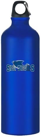 Cape Fear Venture Aluminum Blue Bike Bottle 25oz 'Sea Devils w/ Sting Ray'