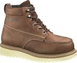 Wolverine Men's 6 Moc Toe Wedge Heel Steel Toe EH Boots Brown