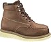 Wolverine&reg; Men's 6" Moc Toe Wedge Heel Steel Toe EH Boots Brown