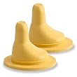 Born Free BornFree BPA FREE Trainer Training Twin Pack Soft Spouts - yellow