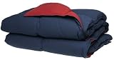 Dockers Twin Topstitch Down Comforter with Stain Defender, Indigo