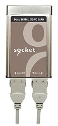 Socket Communications PCMCIA 16550 UART DB9 High Speed Dual Serial I/O Card