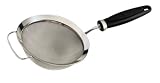 Pedrini Black & Satin Stainless Steel Strainer 5.5