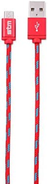 STM Elite Cable, Braided Micro USB Cable (1m) - Red (stm-931-099Z-29)