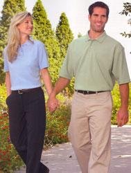 Willow Pointe Stripe Wicking Polo