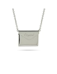 Sterling Silver Envelope Message Locket