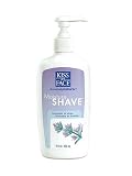 Kiss My Face Lavender & Shea Butter Moisture Shave, 11-Ounce Pumps (Pack of 4)