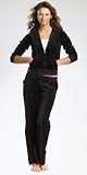 SET: Kalon Clothing Velour Full Zip Hooded Sweatshirt & Pants Set