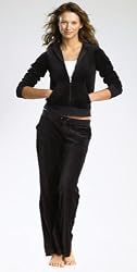 SET: Kalon Clothing Velour Full Zip Hooded Sweatshirt & Pants Set