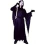 Whassup Scream Stalker Ghost Face Spoof and Scary Movie Complete Halloween Costume with Robe and Mask Child up to Size 12