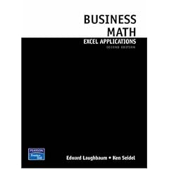 Business Math Excel Applications for Business Mathematics (2nd Edition)