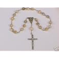 Vintage PEACE ROSARY 7.5" Medjugorje ROSARY - Adlay-job' Tear