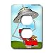 Londons Times Funny Aliens Cartoons - Illegal Aliens - Light Switch Covers - 2 plug o...
