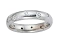 0.24 cttw 4mm Round Diamonds Eternity Band By Benchmark® - 14kt White Gold