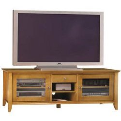 Bush Furniture Napa Large TV Console, Light Cherry Finish
