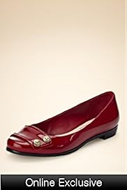 Autograph Coated Leather Military Pumps