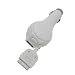 Produkt-Bild: NFE Kfz Ladekabel 12V - 24V mit Aufrollmechanismus und integrierter USB Ladebuchse f&uuml;r Apple iPhone 4S wei&szlig;
