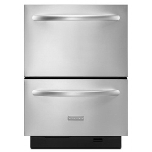 Kitchenaid KUDD03DTSS Double Drawer 6 Cycles / 4 Cycle Options Architect Series II