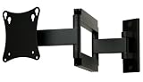 Extended Reach Articulating LCD Wall Arm for 10IN-22IN LCD Scrns-bl