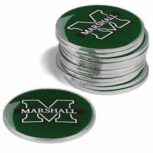 Marshall Thundering Herd Golf Ball Marker Pack)