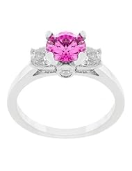 Mini Pink Ice Triplet Ring