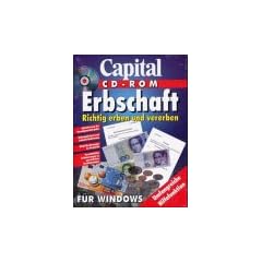 Capital Erbschaft, 1 CD-ROM Erben und vererben. F�r Windows 3.x oder 9x. Optimierung der Verm�gens�bergabe. Unkomplizierte u. schnelle Bedienung. Modellrechnungen im Vergleich. Verst�ndliche Erl. zu gesetzl. Bestimmungen. In Zus.ar