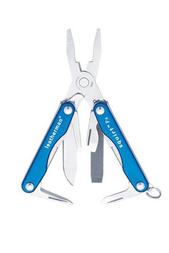 Leatherman 80040003K Squirt P4 Glacier Blue Multitool with Small Pliers