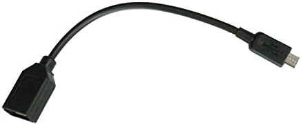 OTG USB 2.0 Cable for Sony MDR-10RBT Bluetooth Headphones - 6 inches