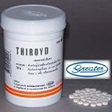 Thiroyd Brand Natural Desiccated Thyroid Extract, 60mg Tablets, 120 Pack, by Greater Pharma Manufacturing Co., Ltd., FREE Registered Shipping, We Guarantee that You Will Receive It or Your Money Back