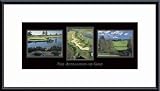 The Attraction of Golf, Art Poster with Metal Frame, poster size: 8
