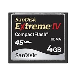 SANDISK コンパクトフラッシュ EXTREMEⅣ 4GB SDCFX4-4096-904　45MB/ｓ