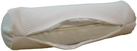 Original Buckwheat Bolster Pillow (QuiltedCottonWhite)
