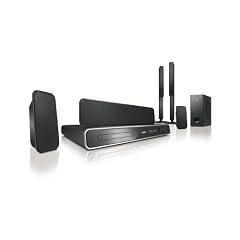 Philips HTS 3367 Heimkino-System (DivX-zertifiziert, HDMI, Upscaling, 1080p, USB) schwarz