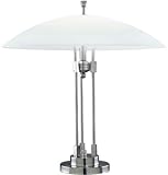 Lite Source FD-3619PS-FRO Polished Steel Table Lamp