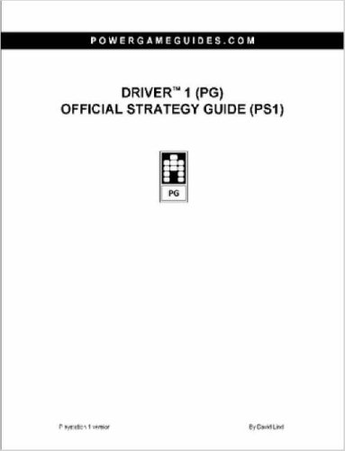 Driver 1 (PG) Official Strategy Guide (PS1)