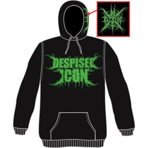 Despised Icon Green Dripping Logo Hooded Sweatshirt