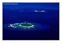 Aerial View of Vava'U Group, Tonga Photographic Poster Print by Peter Hendrie, 40x30