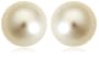 14k White Gold South Sea Cultured Pearl Stud Earrings (10-10.5mm)