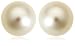 14k White Gold 10-10.5mm South Sea Pearl Stud Earrings